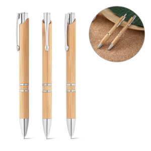 Caneta Bambu e Metal