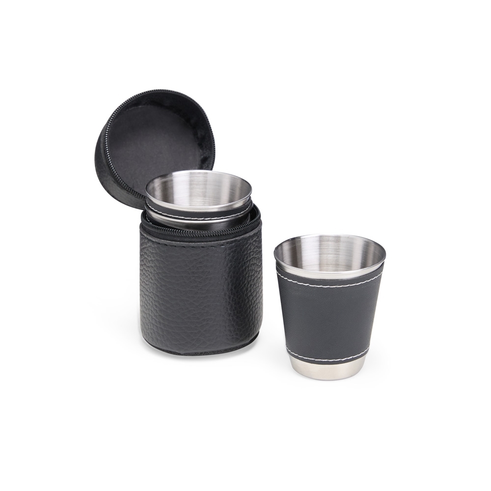 Kit Copo Inox Personalizado 50ml 4 Peças