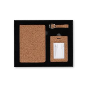 Kit Viagem Cortiça Personalizado (3 Peças)